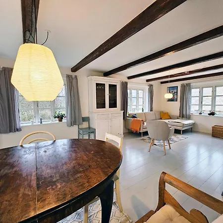 Idyllic Surrounded By Fields Tranekaer