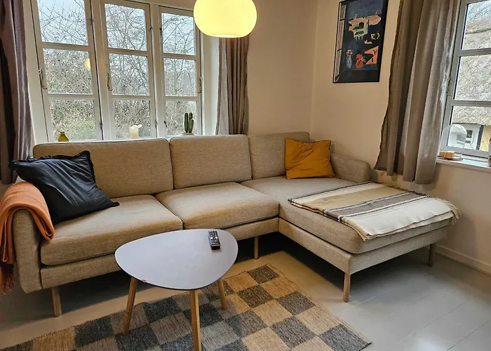 Idyllic Surrounded By Fields Tranekaer